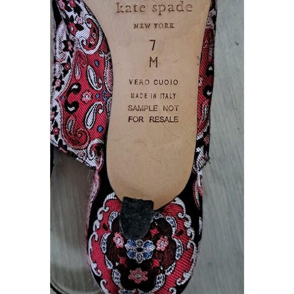 KATE SPADE Women's Valerie Pointed Toe Slingback Kitten Heel Pump 7M Broce - Picture 8 of 8